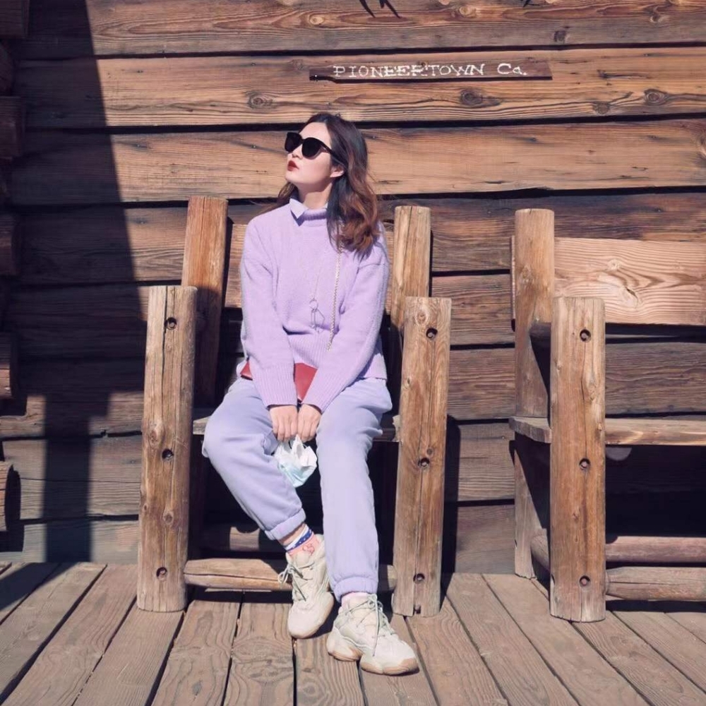 Other stories purple sweater